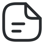 Document Text 1 SVG Icon
